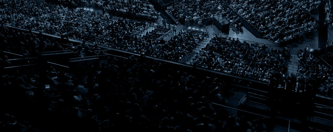 Event Safety, Security & Crowd Management — arena crowd tiers at capacity